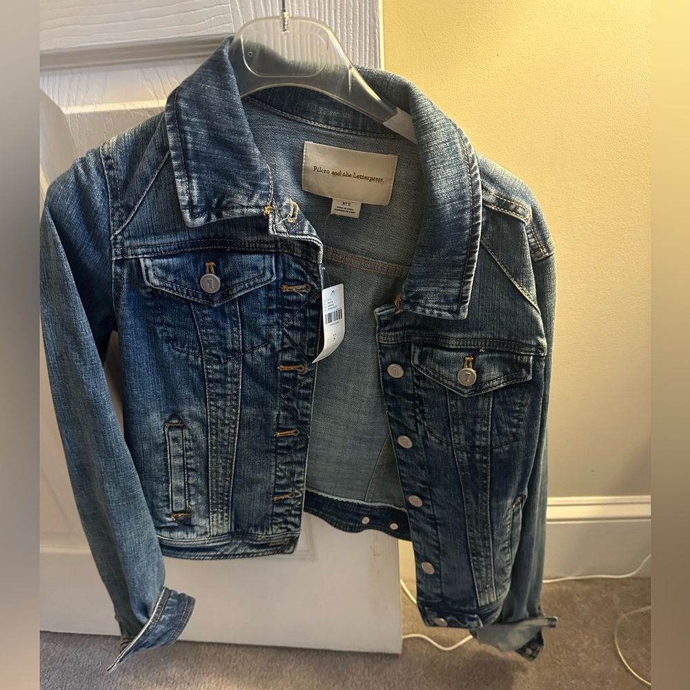 Anthropologie Jean jacket